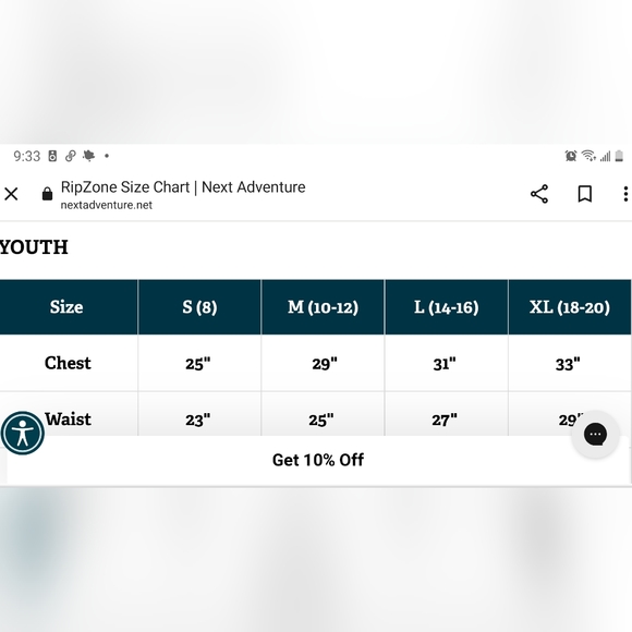 Ripzone youth flannel hoodie red plaid size L - Picture 6 of 6